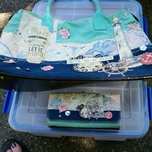 Nautical theme purse